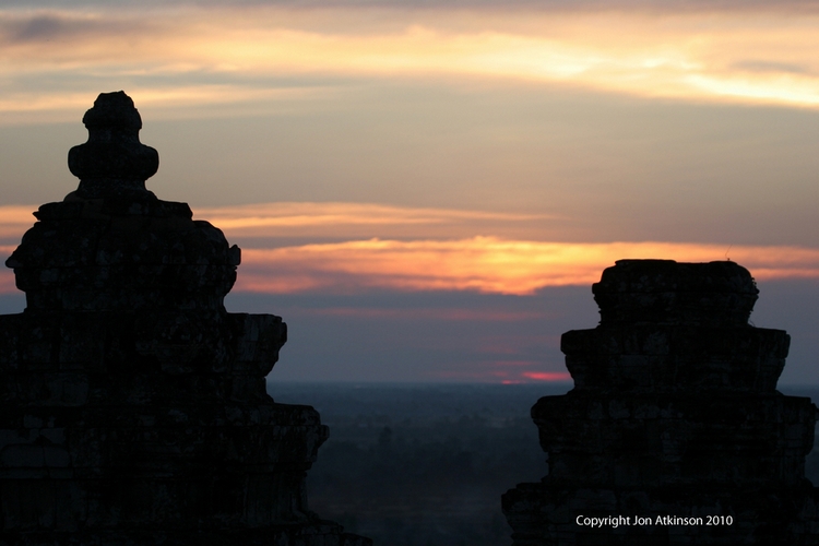 Sunset at Phnom Bakheng Temple, Angkor Thom